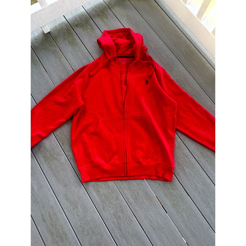 US Polo Full Zip Up Hoodie Jacket - Picture 4 of 4